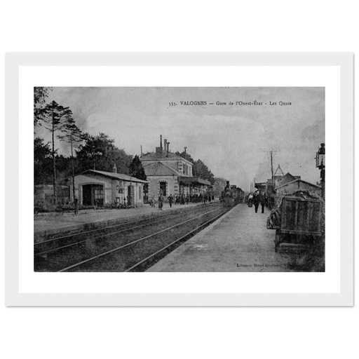 Gare de L'Ouest Etat - les quais