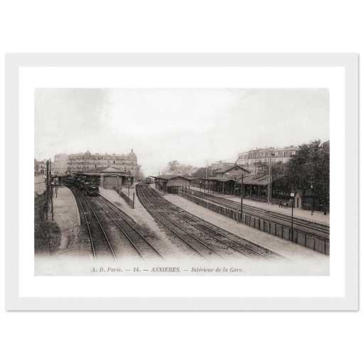 Asnières - Interieur de la gare