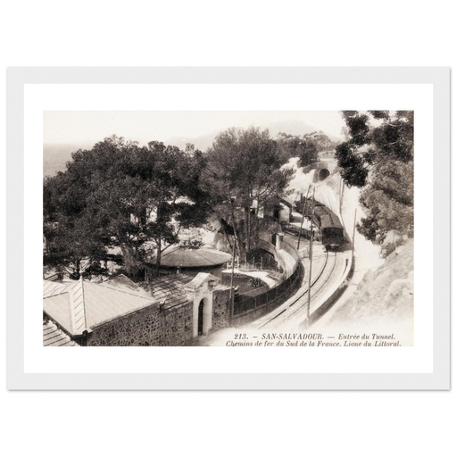 San Salvador - Entree du tunnel - Hyeres - Chemins de fer du sud de la France, Ligne du Littoral