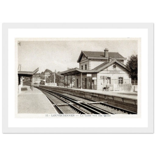 Louveciennes - La Gare vue des Quais