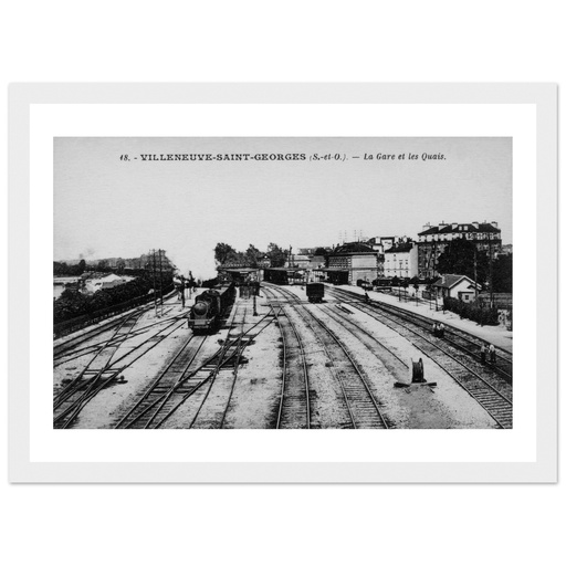 Villeneuve-Saint-Georges - La Gare et les Quais