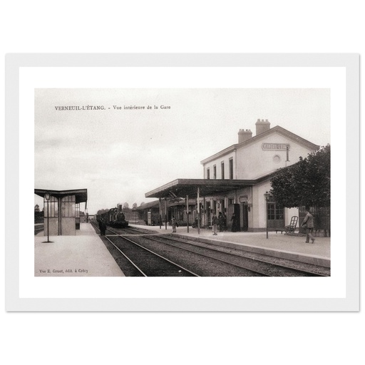 Verneuil l'Etang - Vue exterieure de la gare