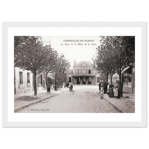 Cormeilles-en-Parisis - la Gare et la place de la Gare