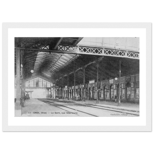 Creil - La Gare, vue interieure