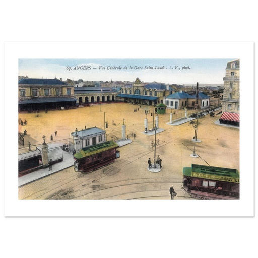 Angers - Vue generale de la Gare St Laud
