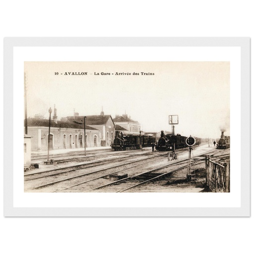 Avallon - La Gare - Arrivée des Trains