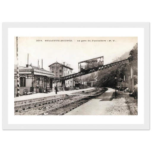 Bellevue Meudon - La GAre et le funiculaire