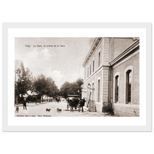 Gap - La gare et l'avenue de la Gare