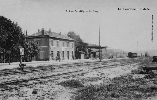 Onville - la gare