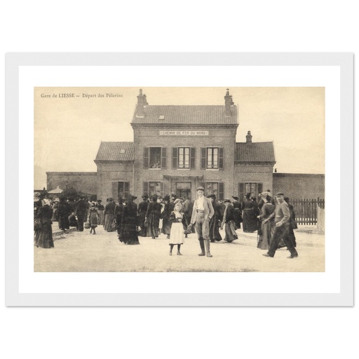 LIESSE - LA Gare - Depart des Pelerins