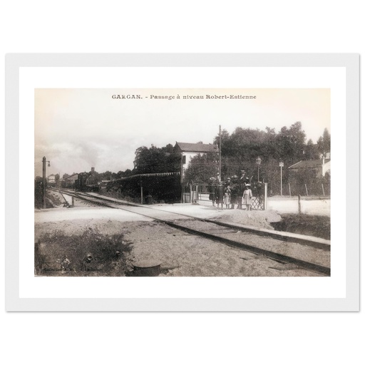 Gargan - Passage a niveau Robert-Estienne