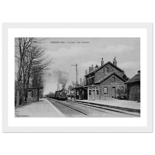 FORMERIE - La gare-Vue interieure