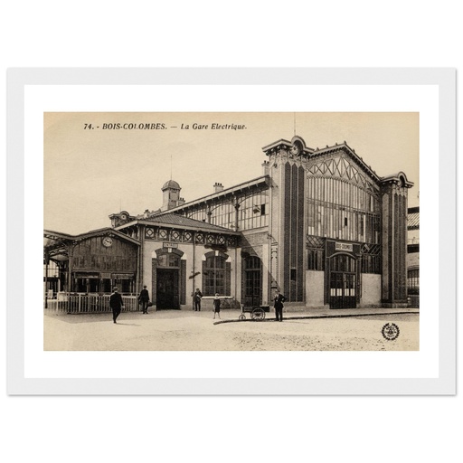 Bois-Colombes, la gare électrique