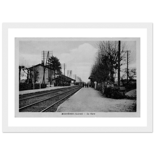 Migneres - La gare
