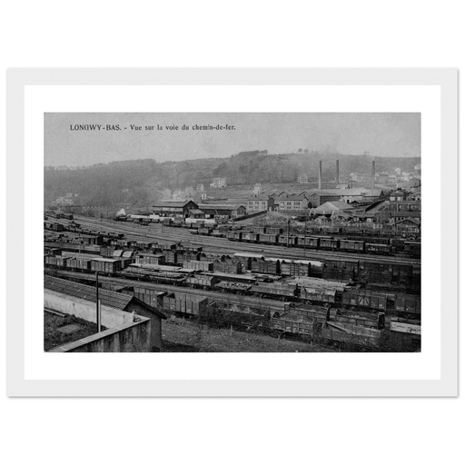 Longwy - Vue sur la voie de chemin de fer