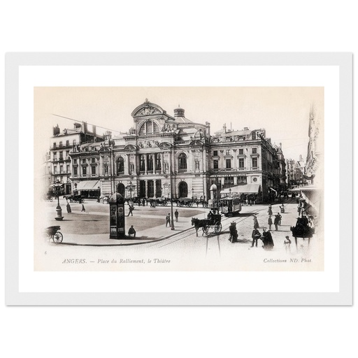 Angers - Place du ralliement, le theatre