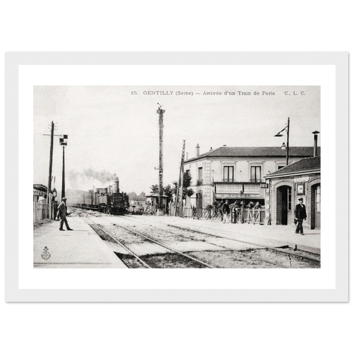 Gentilly - Arrivee d un Train  de Paris
