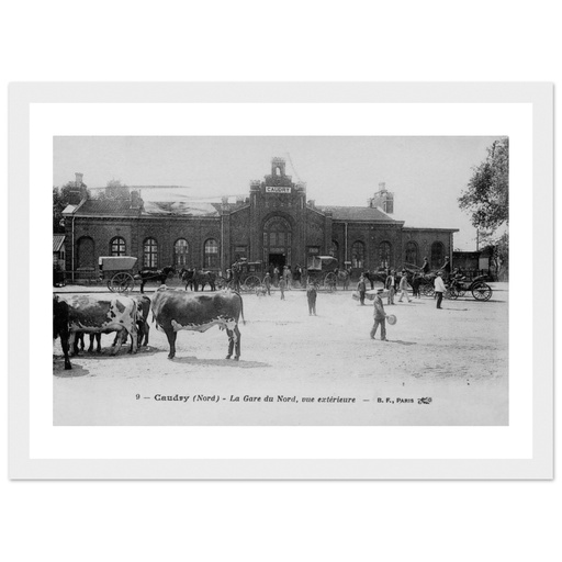 CAUDRY - La Gare du Nord vue extrieure
