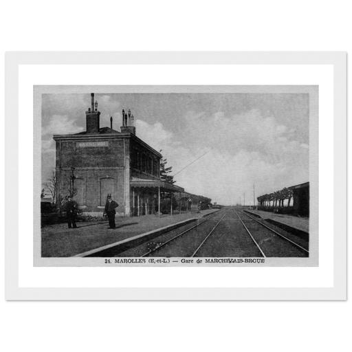 Marolles - Eure et Loire - Centre - France     Gare de Marchezai - Broue
