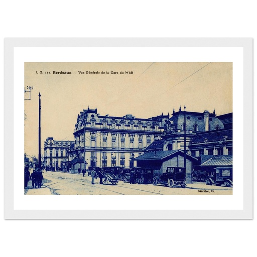 Bordeaux - Vue generale de la Gare du Midi