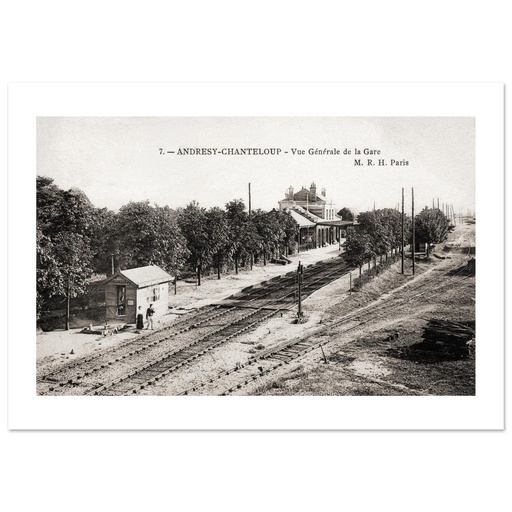 Gare d'Andresy-Chanteloup , vue generale de la Gare