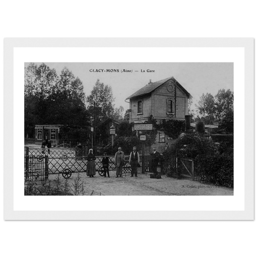 Clacy - CLACY- MONS   la Gare