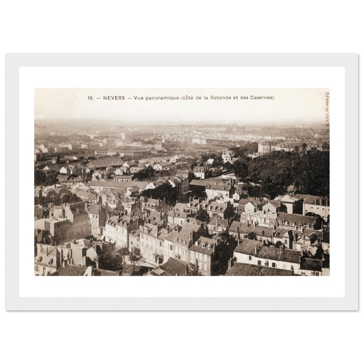 Nievre - Vue Panoramique - Côté de la Rotonde et des des casernes