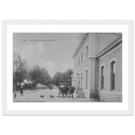 Gap - La gare et vue interieure