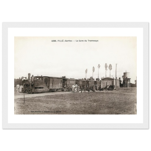 Fille (Sarthe)- La Gare du tramways