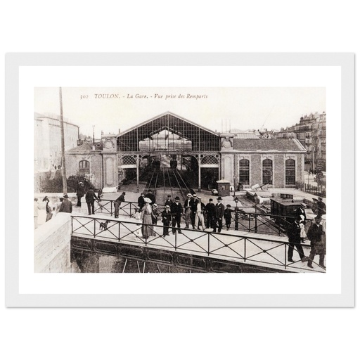 Toulon - La Gare - Vue prise des remparts