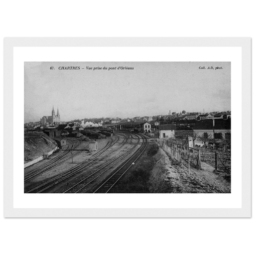 Chartres - Vue prise du Pont d'Orleans