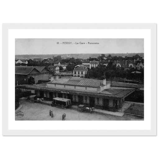 Poissy - la gare - panorama