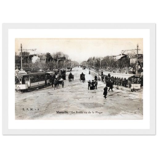 Marseille - Le Prado vu de la Plage