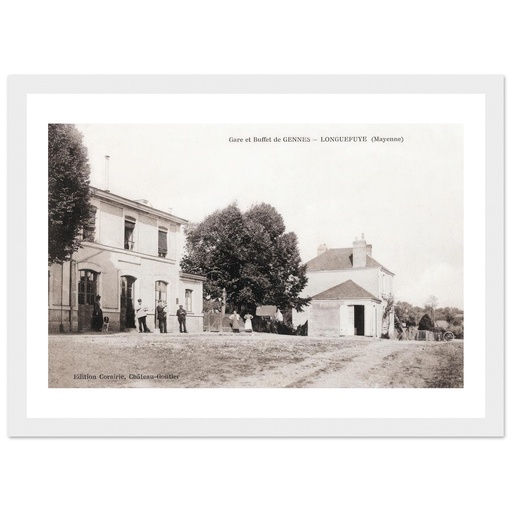 Gare et Buffet de Gennes - Longuefuye (Mayenne)