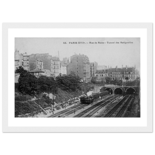 Paris XVIIe - Rue de Romme - Tunnel des Batignolles