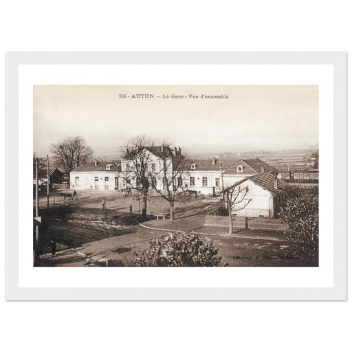 Autun - La Gare vue d'ensemble