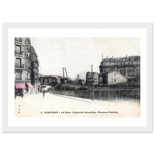Asnières - La gare de Versailles, Avenue Flachat