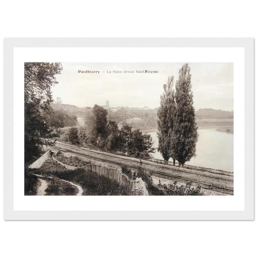 Ponthierry -La Seine devant St-Fargeau