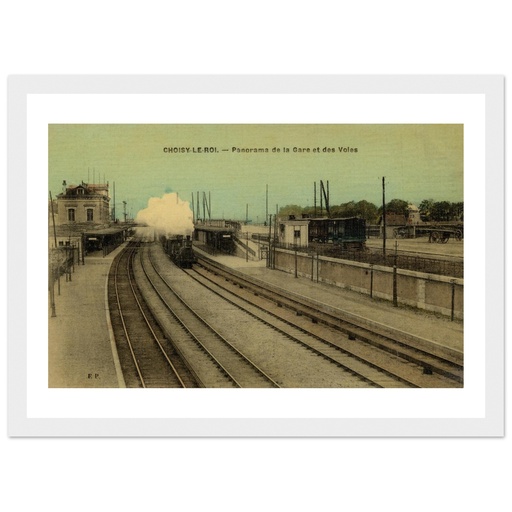 Choisy-le-Roi - Panorama de la Gare et des Voies
