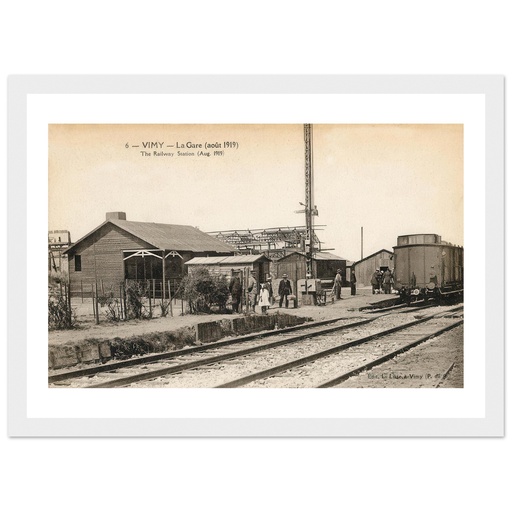 Vimy - La gare (Aout 1919)