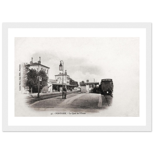 Pontoise - le quai de l'ouest