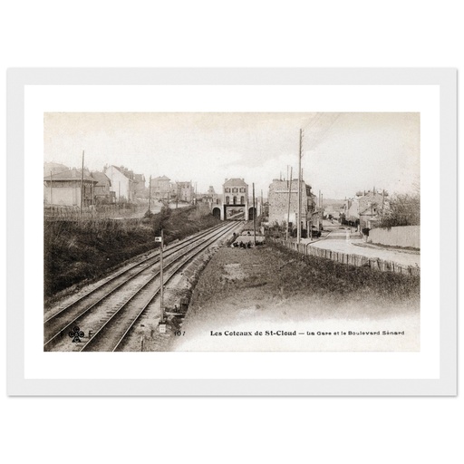la gare et le boulevard Senard