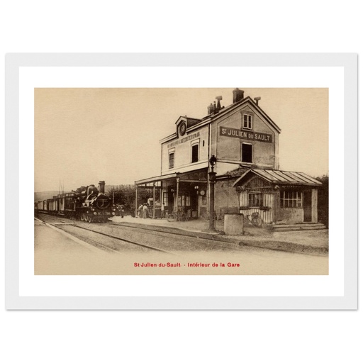 St Julien du Sault - la Gare