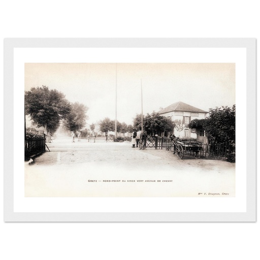 Gretz - Rond point du Singe vert - Avenue de Chevry
