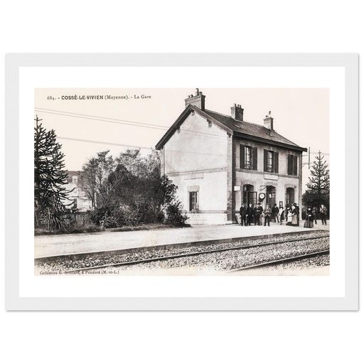Cosse-le-Vivien (Mayenne) - la Gare