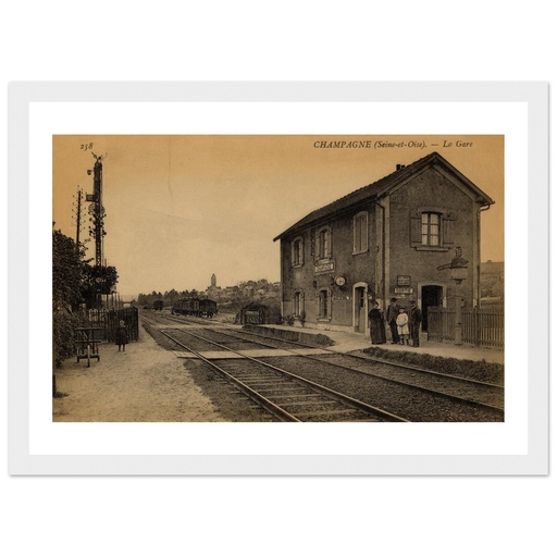 Champagne - (Seine et Oise) - La Gare