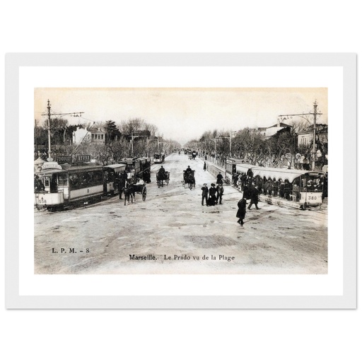 Marseille - Le Prado vu de la Plage