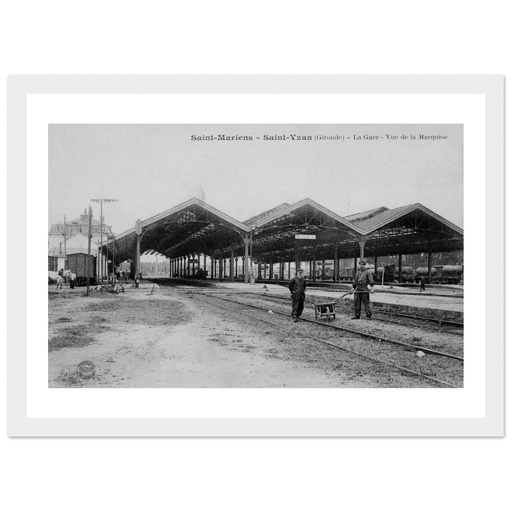 Saint-Mariens - St Yzan - La Gare - Vue de la marquise