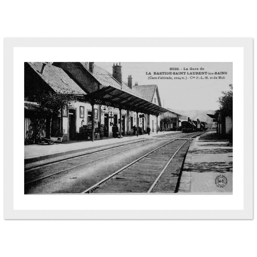 La Bastide - La Bastide St laurent les Bains La gare