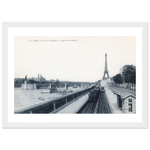 Paris - Pont de grenelle - Ligne des Invalides